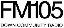 FM105 Down Community Radio logo